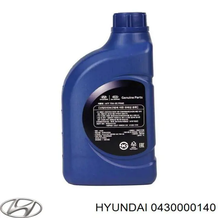 Óleo de transmissão 0430000140 Hyundai/Kia