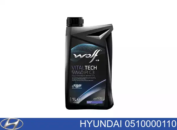 Óleo de transmissão 0510000110 Hyundai/Kia