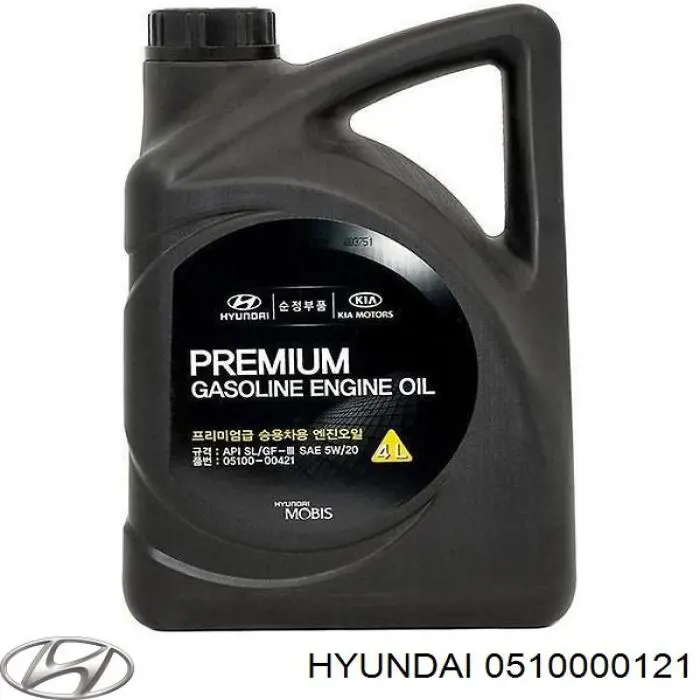 0510000121 Hyundai/Kia Óleo para motor