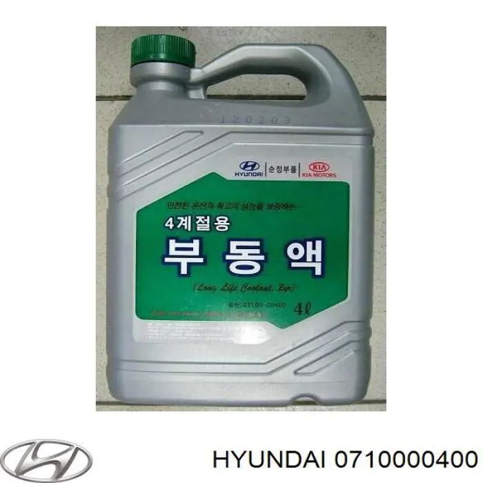 Fluido de esfriamento Hyundai/Kia 0710000400 preço, a partir de 72,09 USD