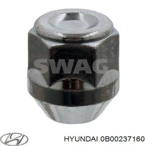 Porca de roda Hyundai/Kia 0B00237160 preço, a partir de 3,93 USD