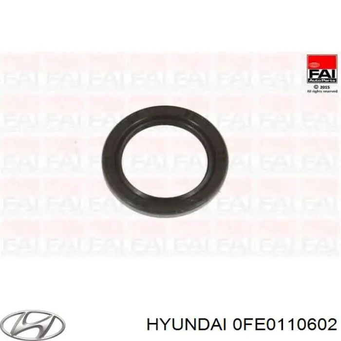 Compre 0FE0110602 Hyundai/Kia Vedação dianteira da árvore distribuidora de motor
