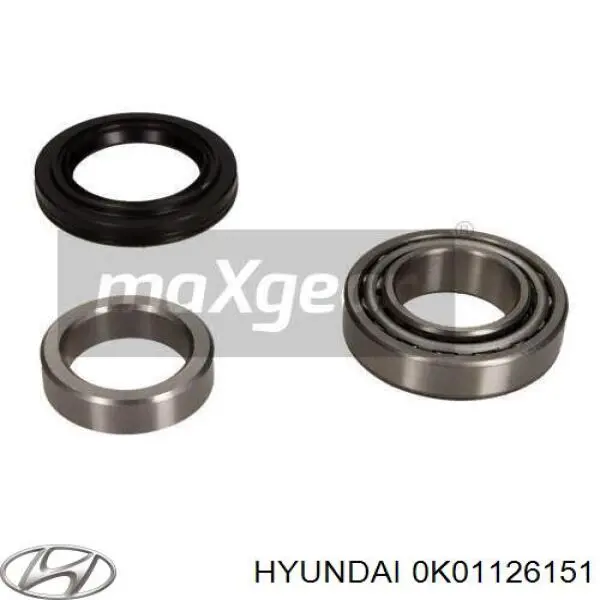 0K01126151 Hyundai/Kia Rolamento de cubo traseiro