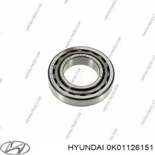 Rolamento de cubo traseiro 0K01126151 Hyundai/Kia