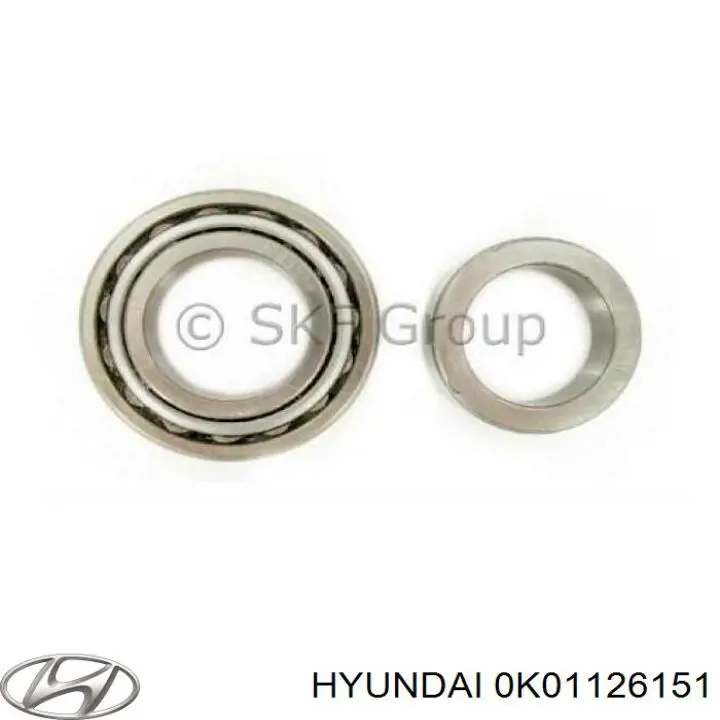 Compre 0K01126151 Hyundai/Kia Rolamento de cubo traseiro