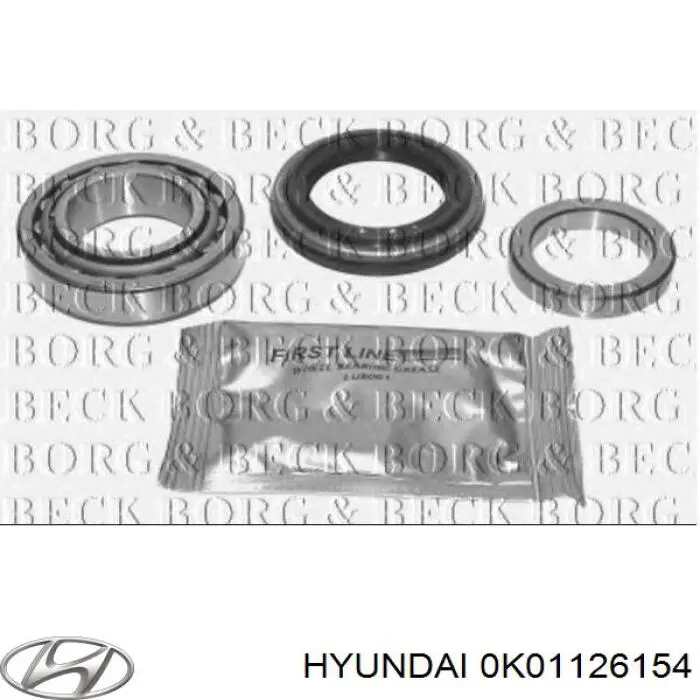 Compre 0K01126154A Hyundai/Kia Vedação interna de cubo traseiro