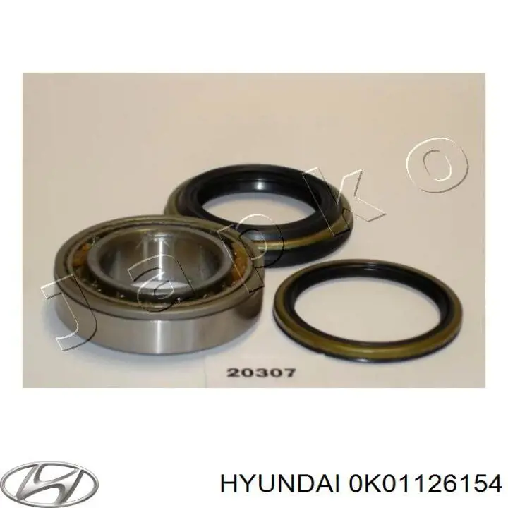 Vedação interna de cubo traseiro 0K01126154 Hyundai/Kia