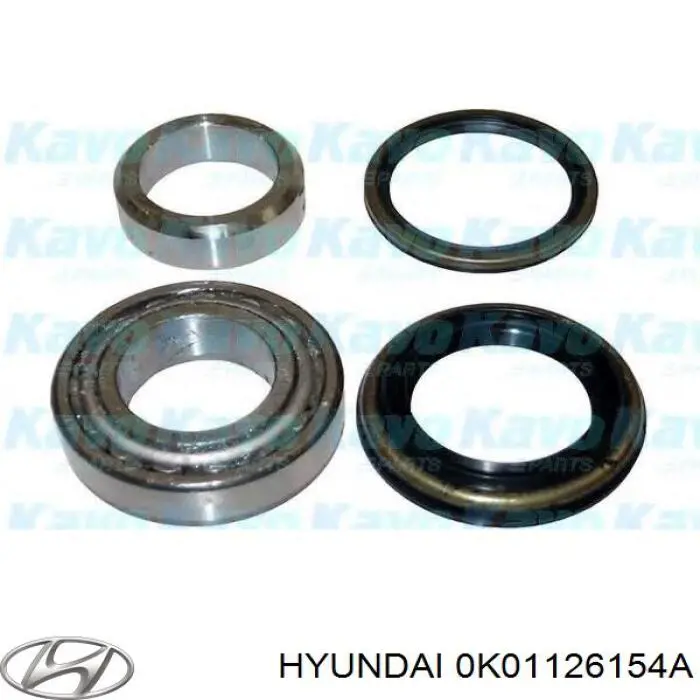 Vedação interna de cubo traseiro 0K01126154A Hyundai/Kia