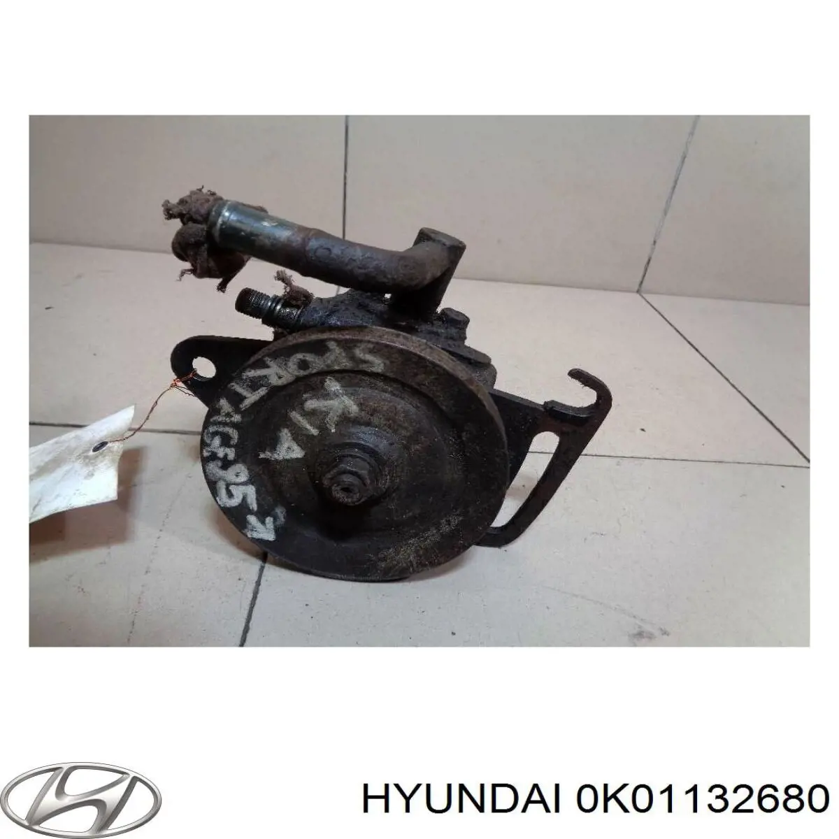 0K01132680 Hyundai/Kia Bomba da Direção hidrâulica assistida