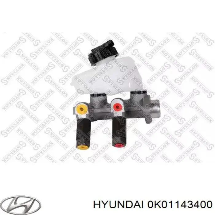 0K01143400 Hyundai/Kia Cilindro mestre do freio
