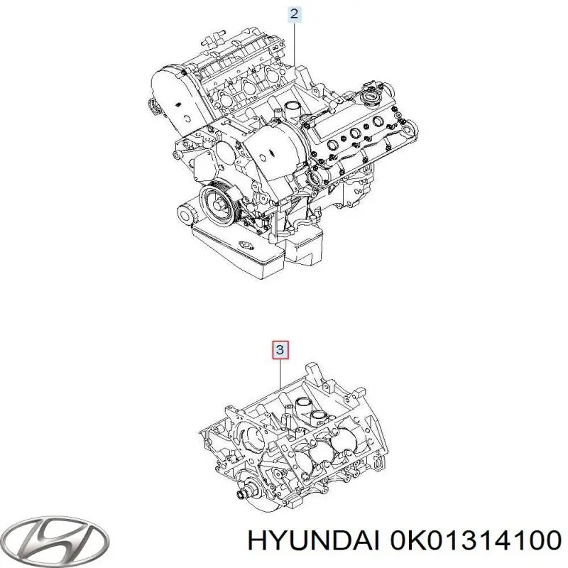 0RF0114100A Hyundai/Kia Bomba de óleo