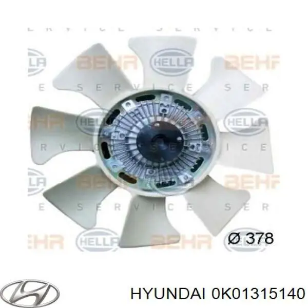Acoplamento viscoso de ventilador de esfriamento Hyundai/Kia 0K01315140 preço, a partir de 67,12 USD