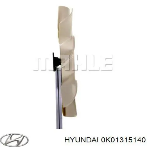 Acoplamento viscoso de ventilador de esfriamento 0K01315140 Hyundai/Kia