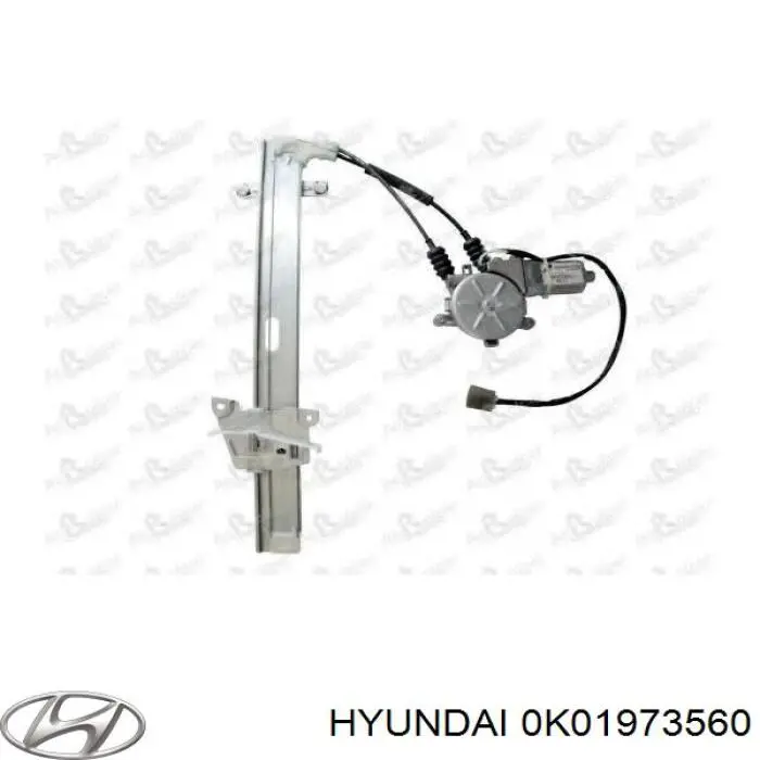 Mecanismo de acionamento de vidro da porta traseira esquerda Hyundai/Kia 0K01973560 preço, a partir de 47,09 USD