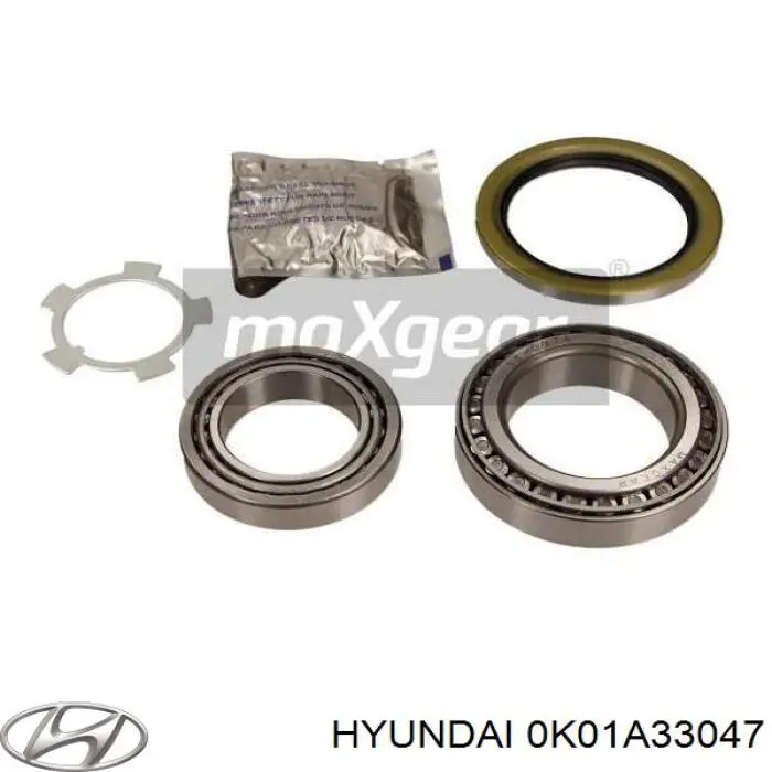 Compre 0K01A33047 Hyundai/Kia Rolamento interno de cubo dianteiro