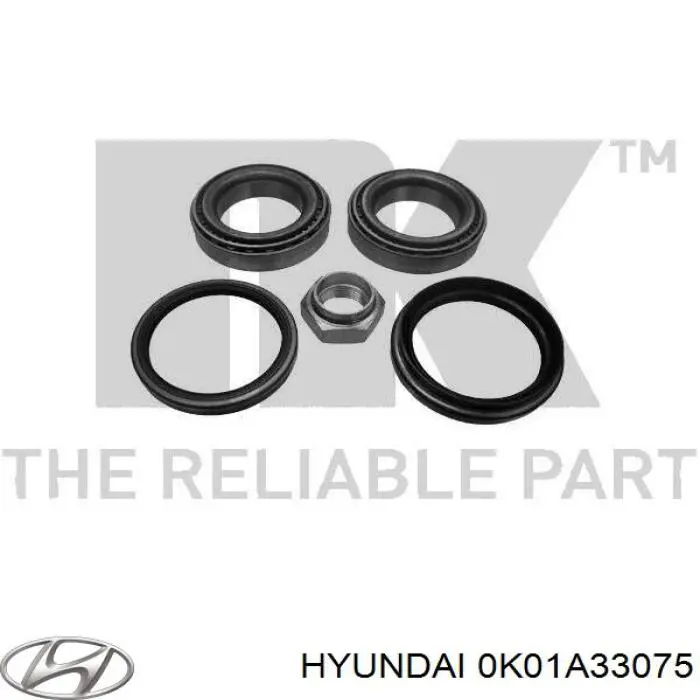 Rolamento externo de cubo dianteiro Hyundai/Kia 0K01A33075 preço, a partir de 15,24 USD
