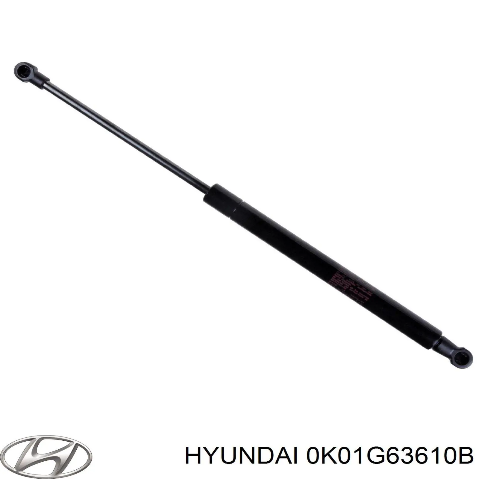 Compre 0K01G63610B Hyundai/Kia Amortecedor de tampa de porta-malas (de 3ª/5ª porta traseira)