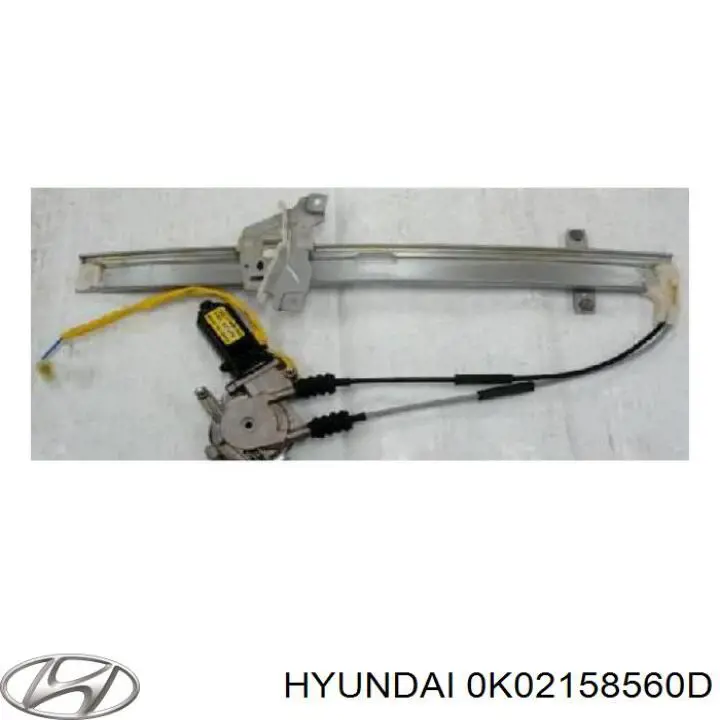 0K02158560D Hyundai/Kia Mecanismo de acionamento de vidro da porta dianteira direita