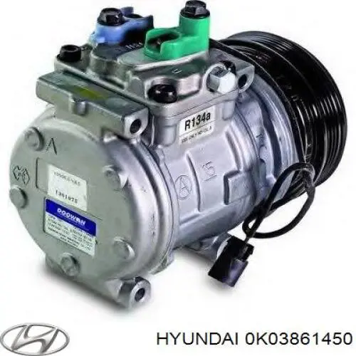 Compressor de aparelho de ar condicionado 0K03861450 Hyundai/Kia