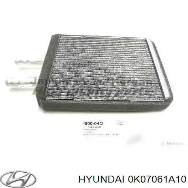Radiador de forno (de aquecedor) Hyundai/Kia 0K07061A10 preço, a partir de 69,57 USD