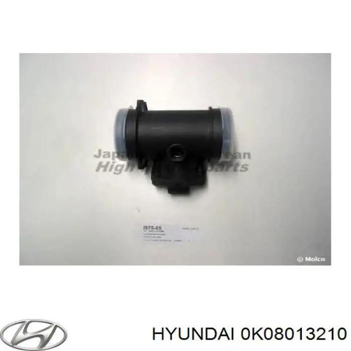 Sensor de fluxo (consumo) de ar, medidor de consumo M.A.F. - (Mass Airflow) Hyundai/Kia 0K08013210 preço, a partir de 62,99 USD