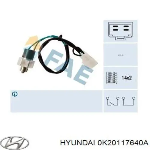  Hyundai/Kia 0K20117640A preço, a partir de 15,88 USD
