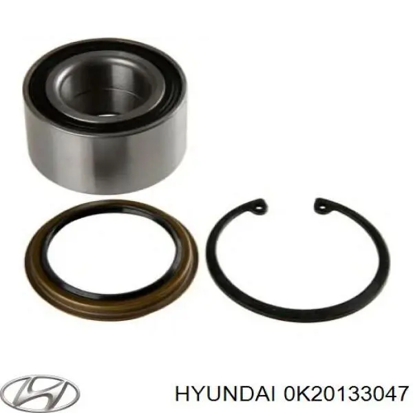 0K20133047 Hyundai/Kia Rolamento de cubo dianteiro