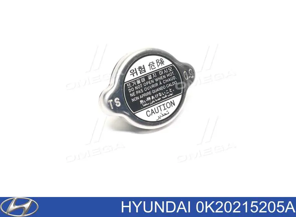 0K20215205A Hyundai/Kia Tampa (tampão) do radiador