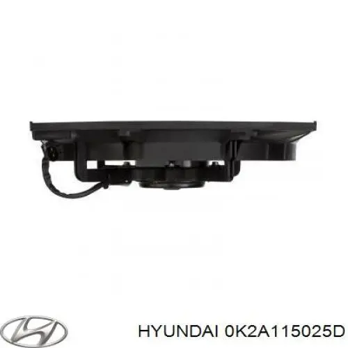 Compre 0K2A115025F Hyundai/Kia Difusor do radiador de esfriamento, montado com motor e roda de aletas