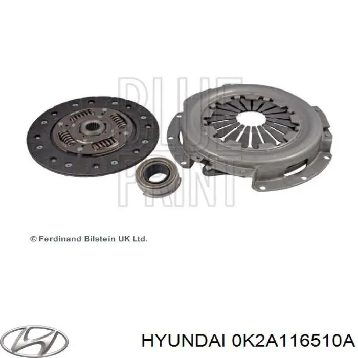 Compre 0K2A116510A Hyundai/Kia Rolamento de liberação de embraiagem