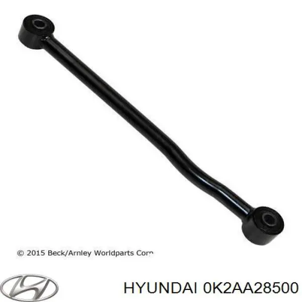 0K2AA28500 Hyundai/Kia Braço oscilante de suspensão traseira transversal