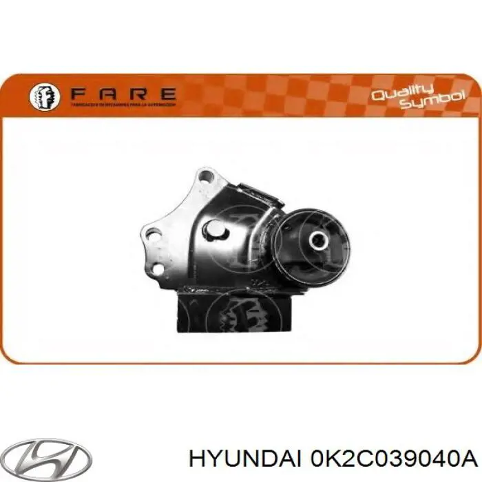Coxim (suporte) traseiro de motor Hyundai/Kia 0K2C039040A preço, a partir de 33,43 USD