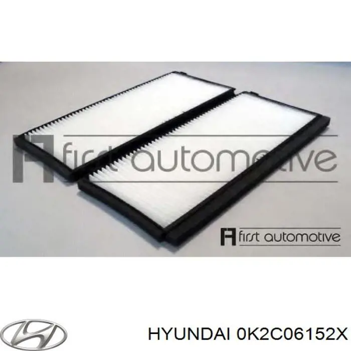 0K2C06152X Hyundai/Kia Filtro de salão