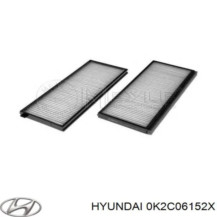 Filtro de salão Hyundai/Kia 0K2C06152X preço, a partir de 14,77 USD