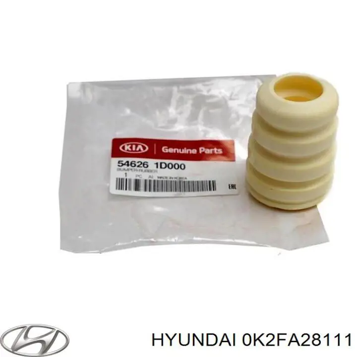 Compre 0K2FA28015 Hyundai/Kia Pára-choque (grade de proteção) de amortecedor traseiro + bota de proteção