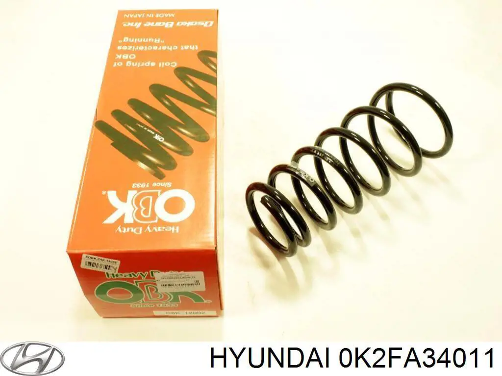 0K2FA34011 Hyundai/Kia Mola dianteira