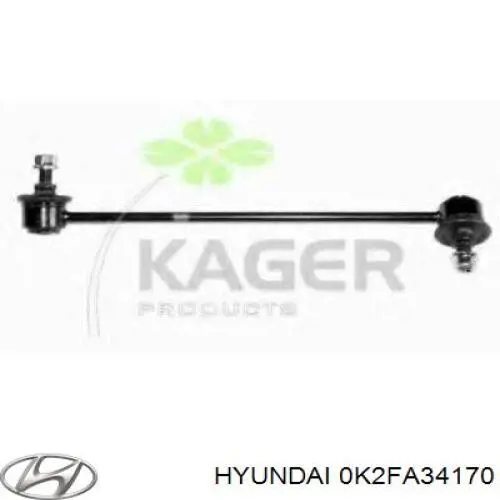 Compre 0K2FA34170 Hyundai/Kia Montante esquerdo de estabilizador dianteiro