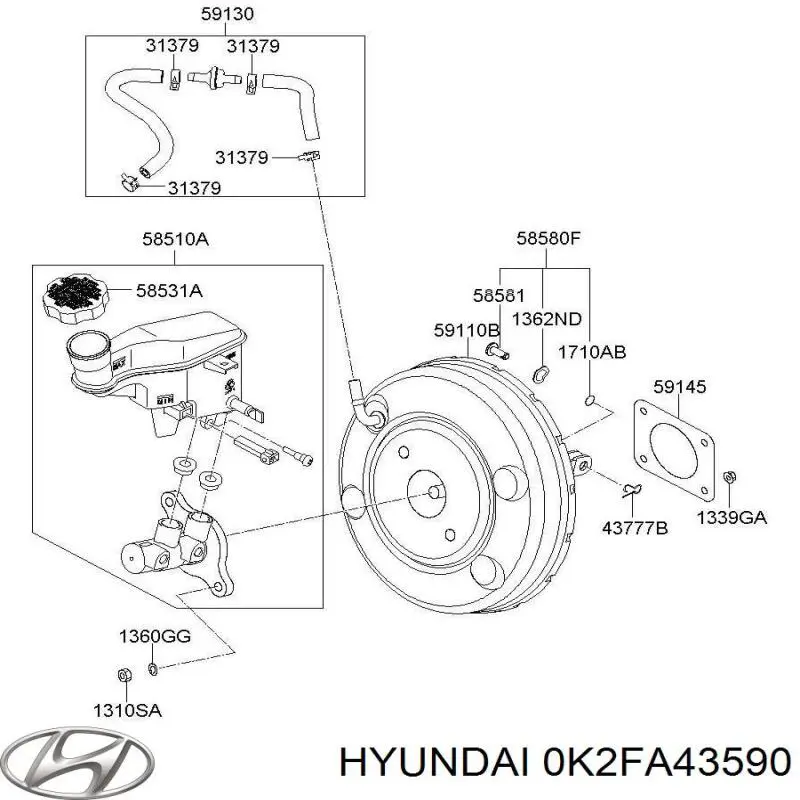 Tampa de tanque de cilindro mestre do freio Hyundai/Kia 585311G000 preço, a partir de 5,72 USD