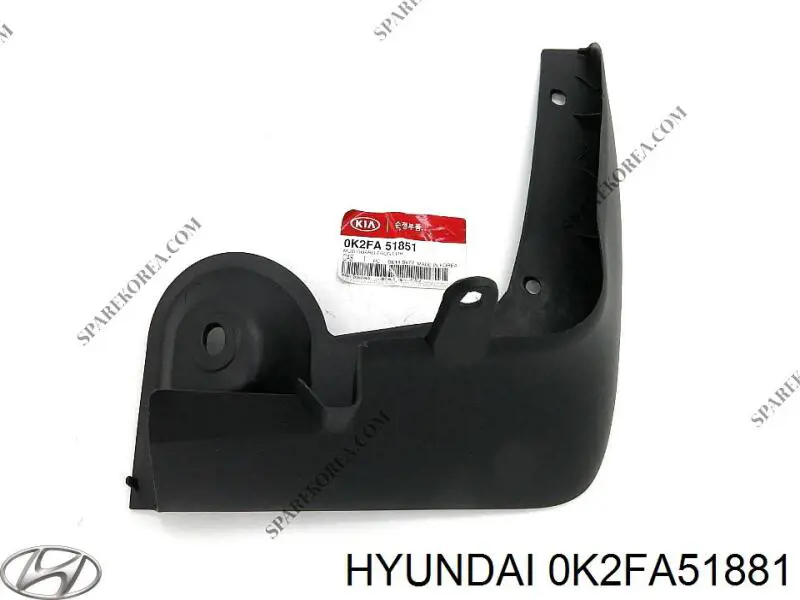 Protetor de lama traseiro direito Hyundai/Kia 0K2FA51881 preço, a partir de 21,90 USD