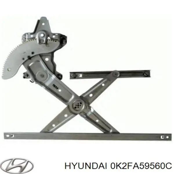Mecanismo de acionamento de vidro da porta dianteira esquerda Hyundai/Kia 0K2FA59560C preço, a partir de 69,46 USD