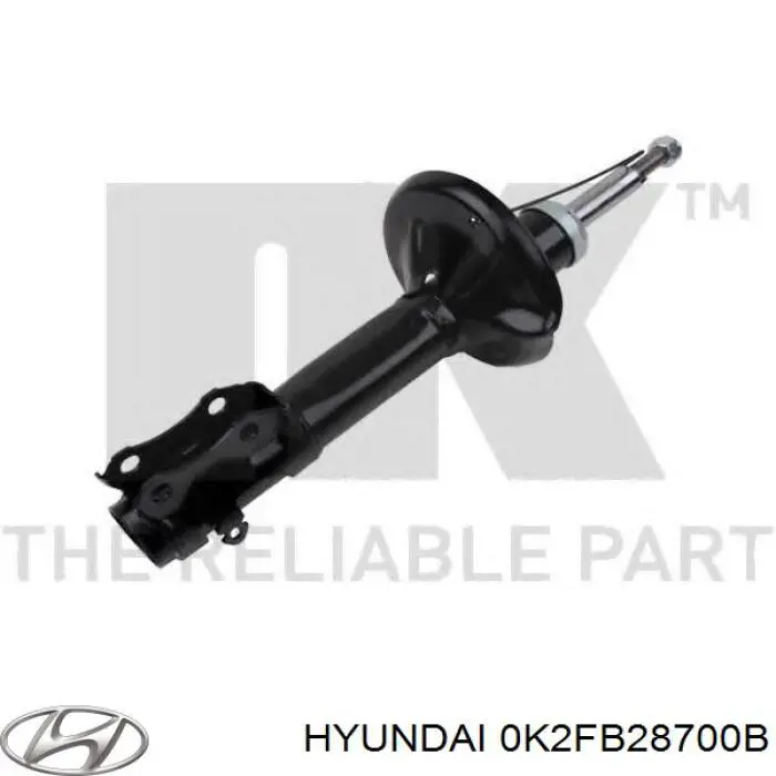 Compre 0K2FB28700B Hyundai/Kia Amortecedor traseiro direito