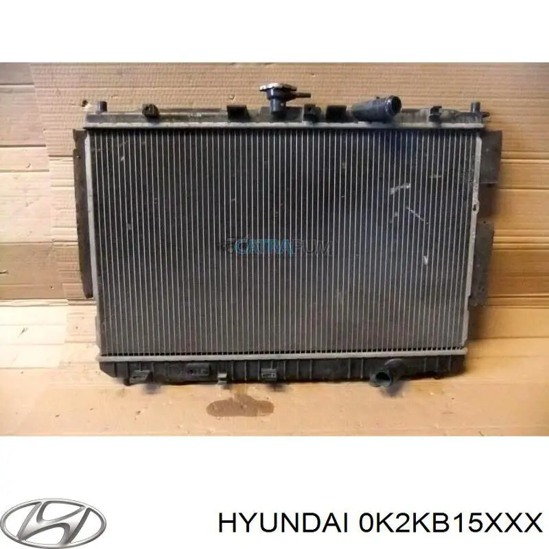 0K2KB15XXX Hyundai/Kia Motor de ventilador do sistema de esfriamento
