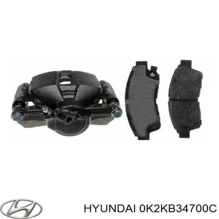 Compre 0K2KB34700C Hyundai/Kia Amortecedor dianteiro direito