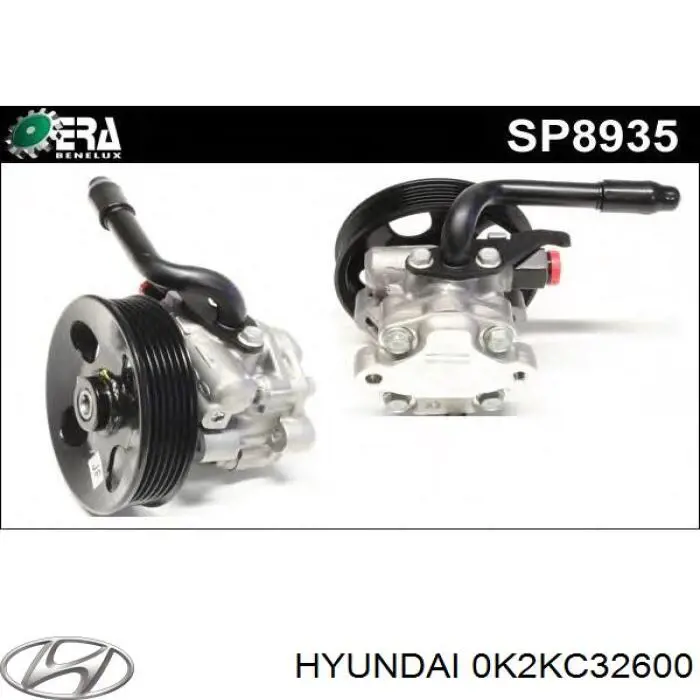0K2KC32600 Hyundai/Kia Bomba da Direção hidrâulica assistida