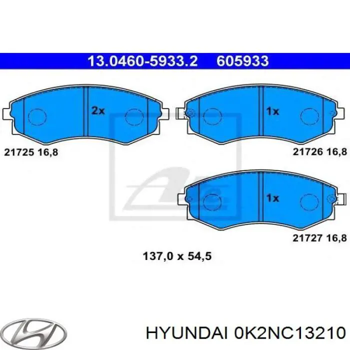 0K2NC13210 Hyundai/Kia Sensor de fluxo (consumo) de ar, medidor de consumo M.A.F. - (Mass Airflow)