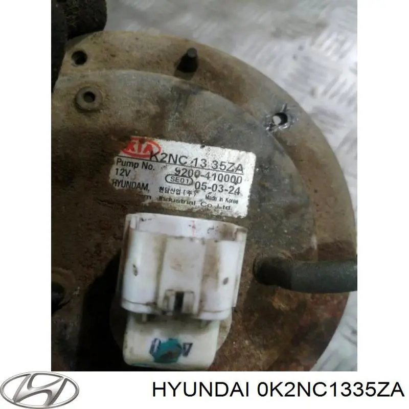 0K2NC1335ZA Hyundai/Kia Módulo de bomba de combustível com sensor do nível de combustível