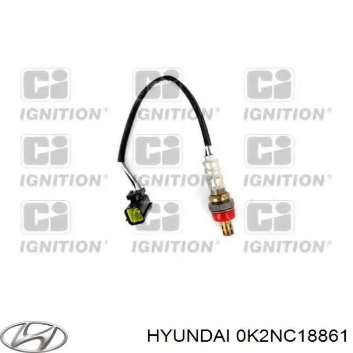 Compre 0K2NC18861 Hyundai/Kia Sonda lambda, sensor de oxigênio até o catalisador