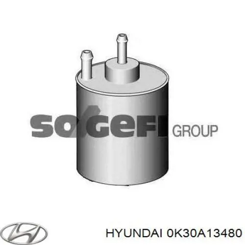 0K30A13480 Hyundai/Kia Filtro de combustível