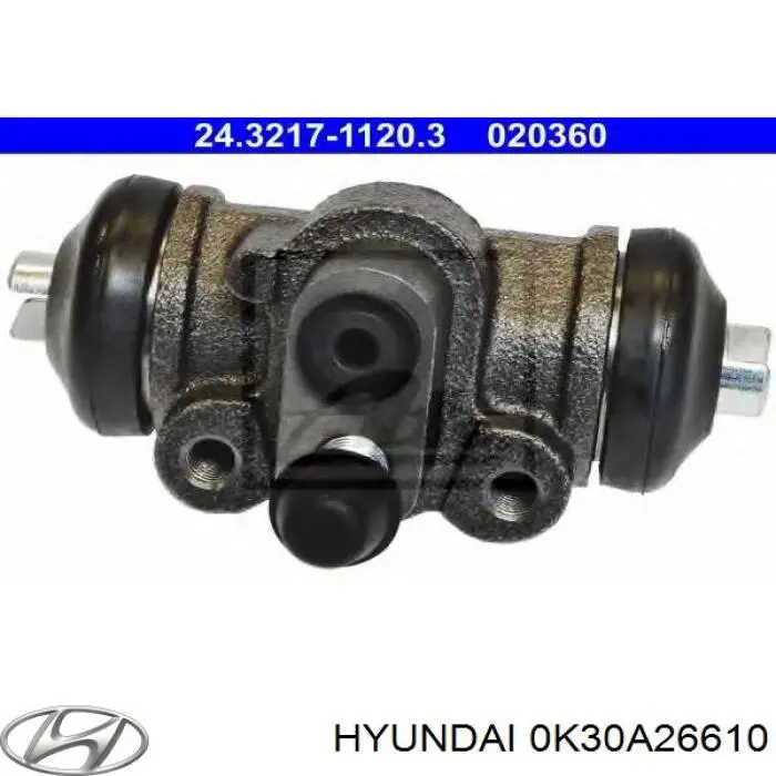 Cilindro traseiro do freio de rodas de trabalho Hyundai/Kia 0K30A26610 preço, a partir de 13,02 USD