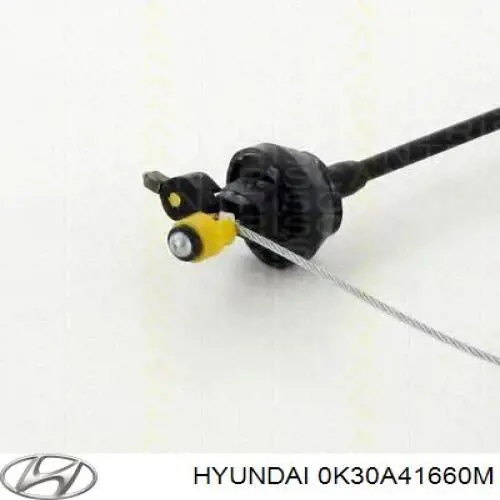 0K30A41660 Hyundai/Kia Cabo/pedal de gás (de acelerador)